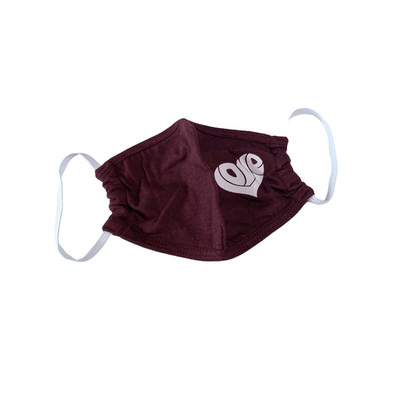 new SOTM ☻︎ Set of 3 Reversible Face Masks ☻︎ Wine White Navy ☻︎ Love Good Vibes - Picture 5 of 13